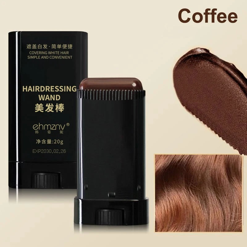 Hair Color Stick For Men & Women Quickly Covers White Hair
